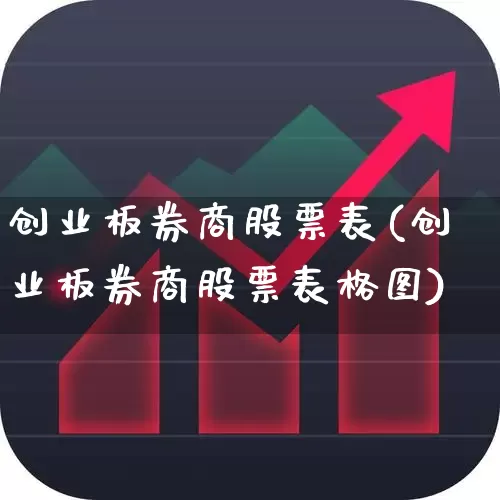 创业板券商股票表(创业板券商股票表格图)_https://www.fzdzcxj.com_创业板_第1张