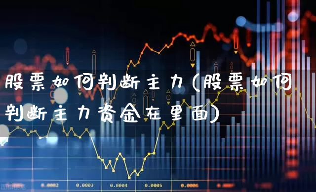 股票如何判断主力(股票如何判断主力资金在里面)_https://www.fzdzcxj.com_上交所_第1张