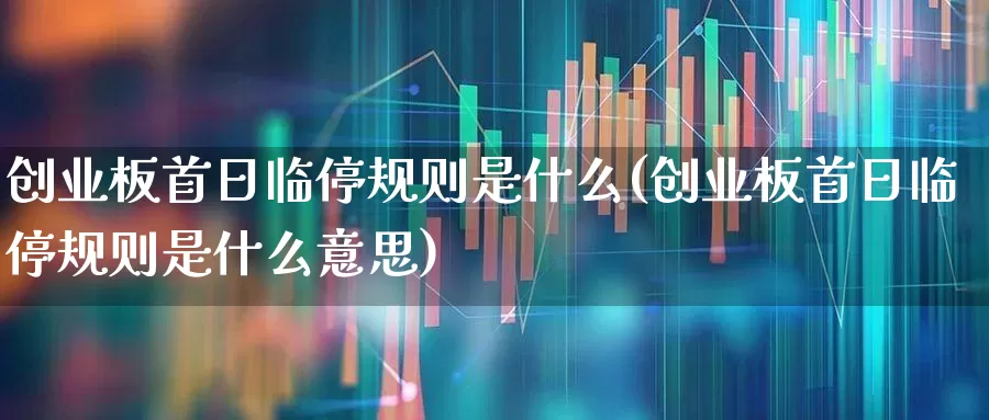 创业板首日临停规则是什么(创业板首日临停规则是什么意思)_https://www.fzdzcxj.com_创业板_第1张