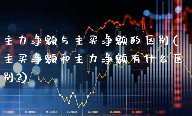 主力净额与主买净额的区别(主买净额和主力净额有什么区别?)_https://www.fzdzcxj.com_上交所_第1张
