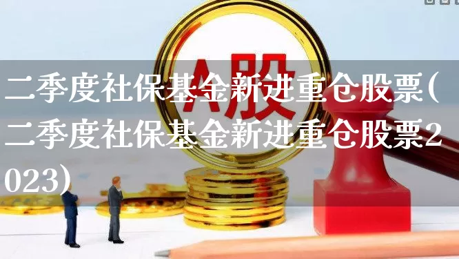 二季度社保基金新进重仓股票(二季度社保基金新进重仓股票2023)_https://www.fzdzcxj.com_深交所_第1张