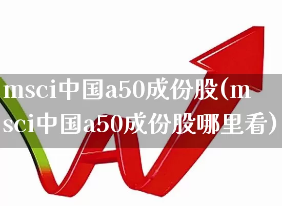 msci中国a50成份股(msci中国a50成份股哪里看)_https://www.fzdzcxj.com_上交所_第1张