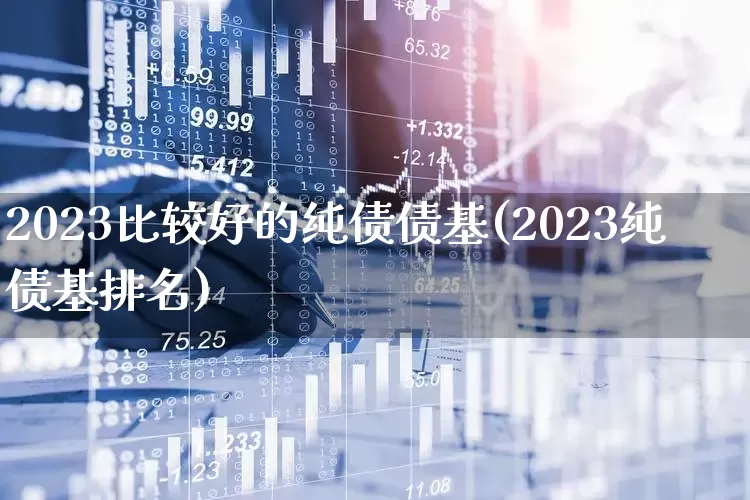 2023比较好的纯债债基(2023纯债基排名)_https://www.fzdzcxj.com_北交所_第1张