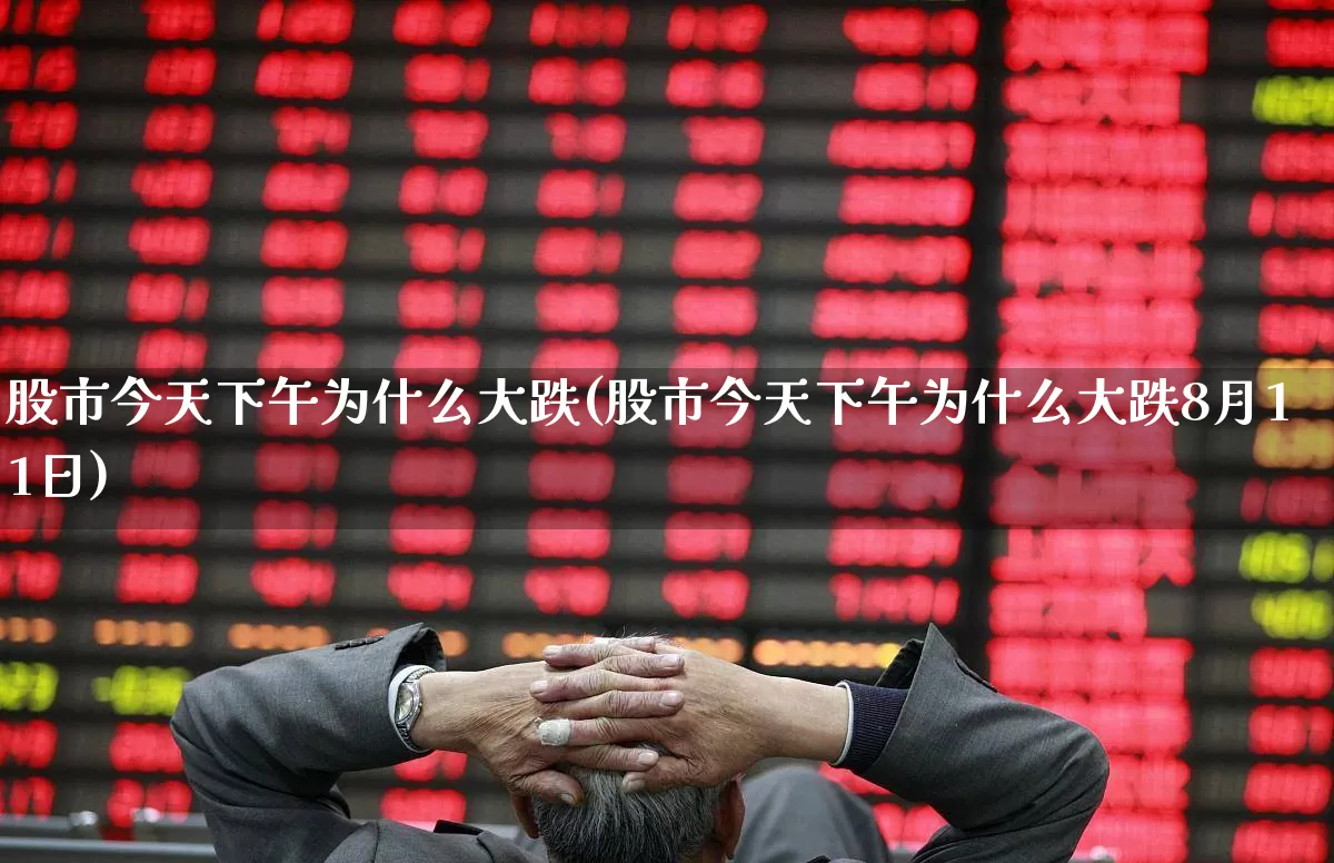 股市今天下午为什么大跌(股市今天下午为什么大跌8月11日)_https://www.fzdzcxj.com_创业板_第1张