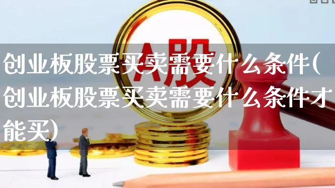 创业板股票买卖需要什么条件(创业板股票买卖需要什么条件才能买)_https://www.fzdzcxj.com_创业板_第1张