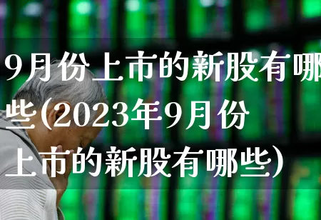 9月份上市的新股有哪些(2023年9月份上市的新股有哪些)_https://www.fzdzcxj.com_上交所_第1张