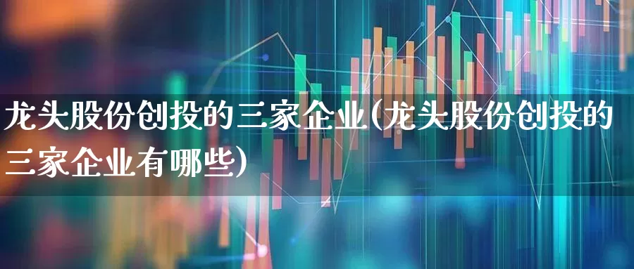 龙头股份创投的三家企业(龙头股份创投的三家企业有哪些)_https://www.fzdzcxj.com_北交所_第1张