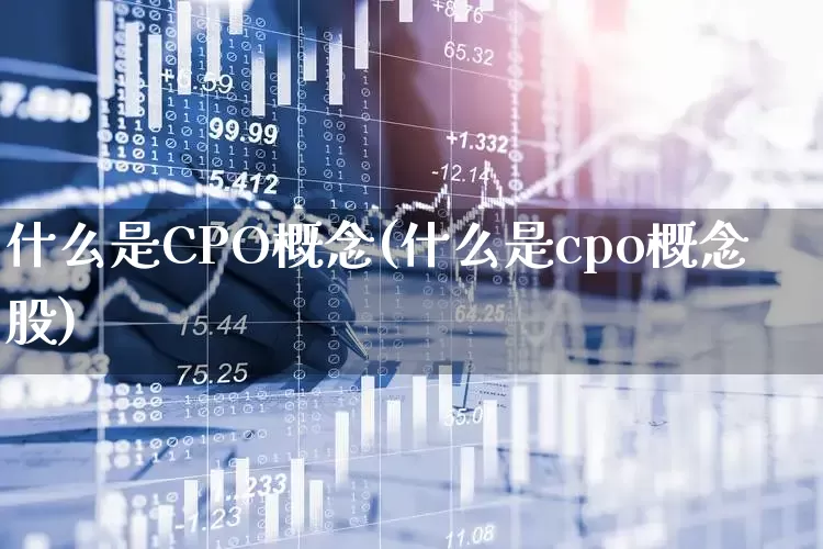 什么是CPO概念(什么是cpo概念股)_https://www.fzdzcxj.com_上交所_第1张