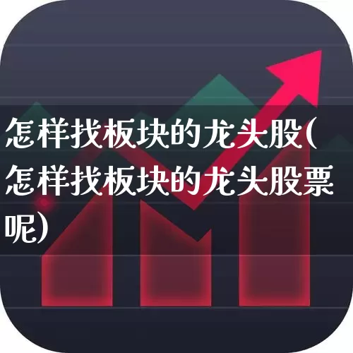 怎样找板块的龙头股(怎样找板块的龙头股票呢)_https://www.fzdzcxj.com_科创板_第1张