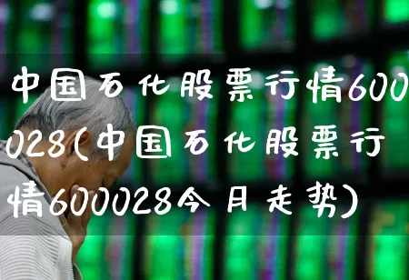 中国石化股票行情600028(中国石化股票行情600028今月走势)_https://www.fzdzcxj.com_创业板_第1张