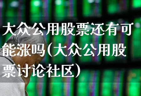 大众公用股票还有可能涨吗(大众公用股票讨论社区)_https://www.fzdzcxj.com_科创板_第1张
