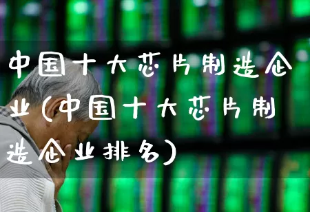 中国十大芯片制造企业(中国十大芯片制造企业排名)_https://www.fzdzcxj.com_北交所_第1张