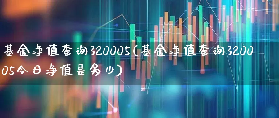 基金净值查询320005(基金净值查询320005今日净值是多少)_https://www.fzdzcxj.com_深交所_第1张
