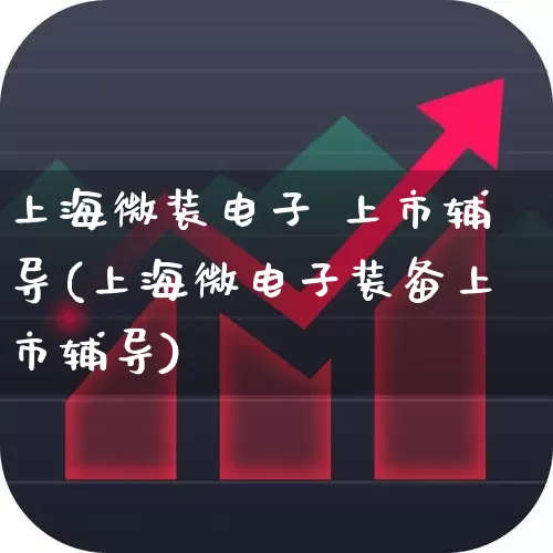 上海微装电子 上市辅导(上海微电子装备上市辅导)_https://www.fzdzcxj.com_上交所_第1张