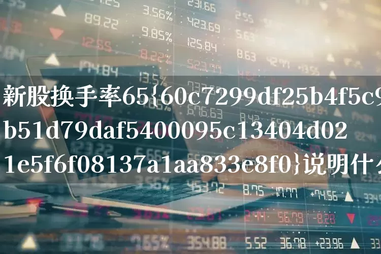 新股换手率65%说明什么(新股换手率达到60%说明什么)_https://www.fzdzcxj.com_创业板_第1张