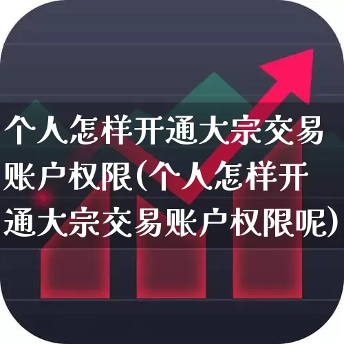 个人怎样开通大宗交易账户权限(个人怎样开通大宗交易账户权限呢)_https://www.fzdzcxj.com_创业板_第1张