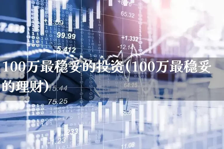 100万最稳妥的投资(100万最稳妥的理财)_https://www.fzdzcxj.com_北交所_第1张