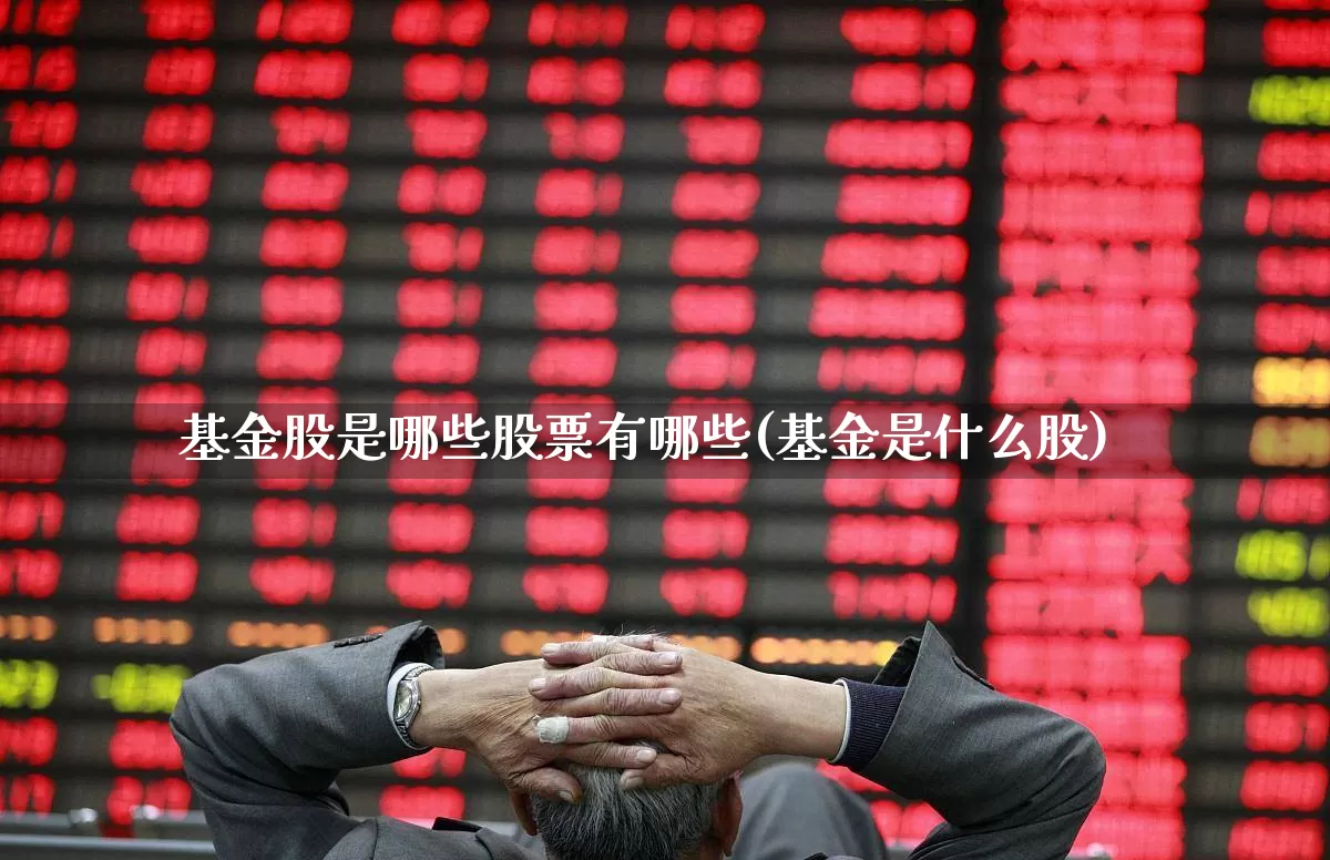 基金股是哪些股票有哪些(基金是什么股)_https://www.fzdzcxj.com_科创板_第1张