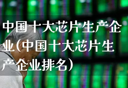 中国十大芯片生产企业(中国十大芯片生产企业排名)_https://www.fzdzcxj.com_创业板_第1张