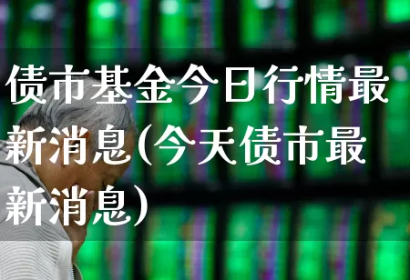 债市基金今日行情最新消息(今天债市最新消息)_https://www.fzdzcxj.com_深交所_第1张