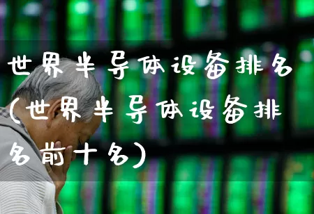 世界半导体设备排名(世界半导体设备排名前十名)_https://www.fzdzcxj.com_科创板_第1张