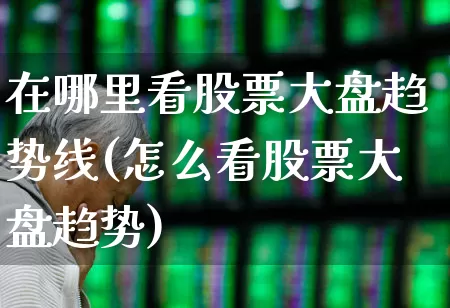 在哪里看股票大盘趋势线(怎么看股票大盘趋势)_https://www.fzdzcxj.com_深交所_第1张