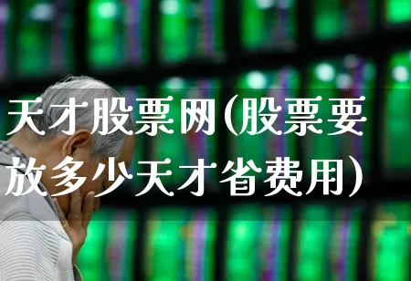 天才股票网(股票要放多少天才省费用)_https://www.fzdzcxj.com_科创板_第1张