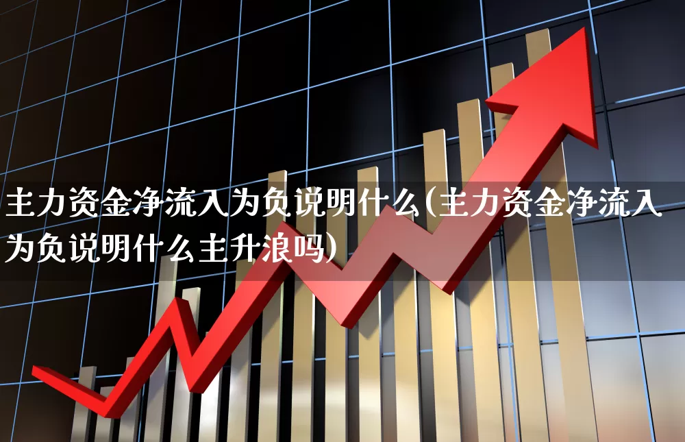 主力资金净流入为负说明什么(主力资金净流入为负说明什么主升浪吗)_https://www.fzdzcxj.com_创业板_第1张