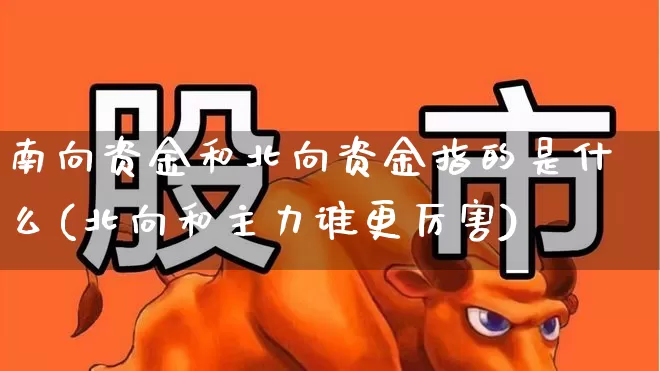 南向资金和北向资金指的是什么(北向和主力谁更厉害)_https://www.fzdzcxj.com_深交所_第1张