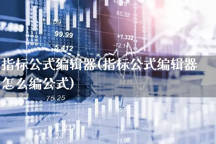指标公式编辑器(指标公式编辑器怎么编公式)_https://www.fzdzcxj.com_深交所_第1张