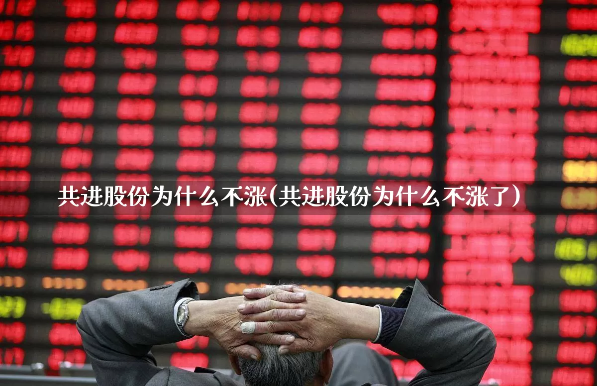 共进股份为什么不涨(共进股份为什么不涨了)_https://www.fzdzcxj.com_深交所_第1张