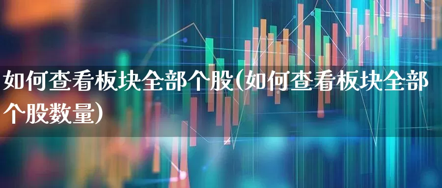 如何查看板块全部个股(如何查看板块全部个股数量)_https://www.fzdzcxj.com_北交所_第1张