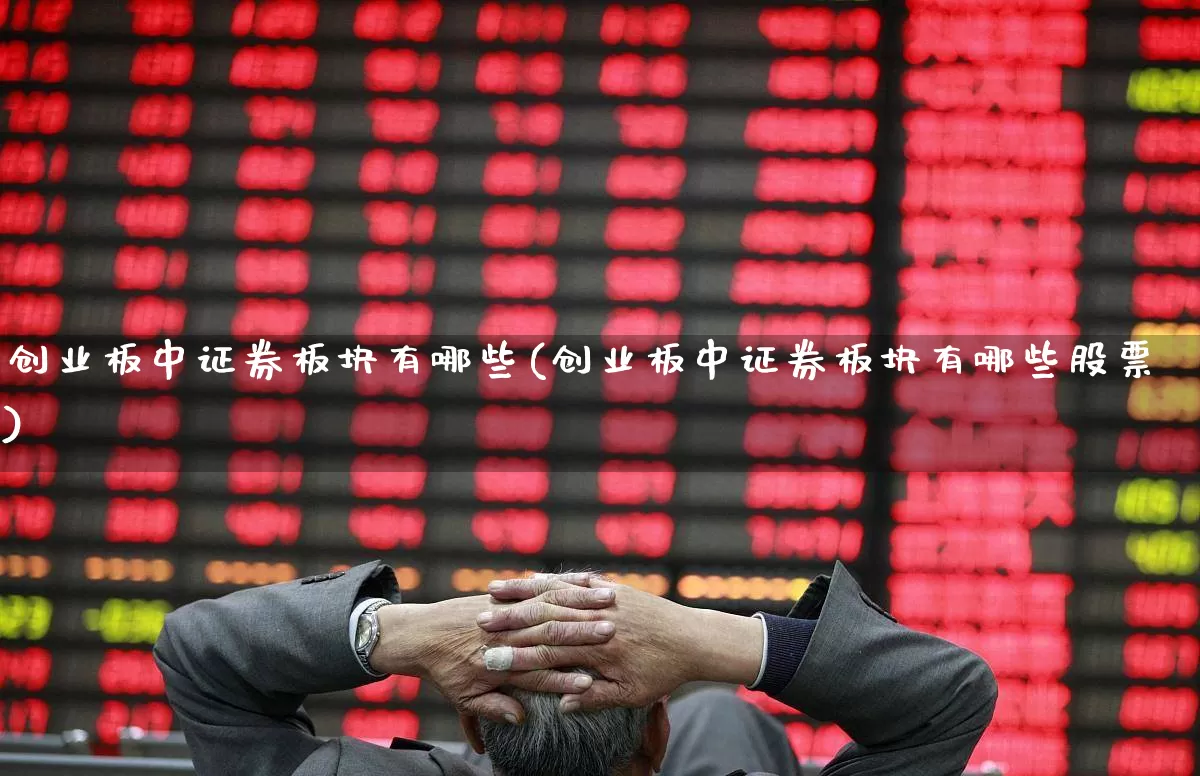 创业板中证券板块有哪些(创业板中证券板块有哪些股票)_https://www.fzdzcxj.com_上交所_第1张