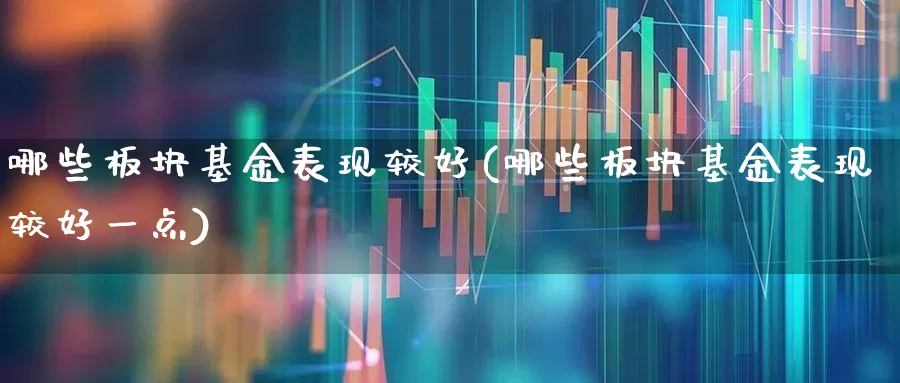 哪些板块基金表现较好(哪些板块基金表现较好一点)_https://www.fzdzcxj.com_上交所_第1张