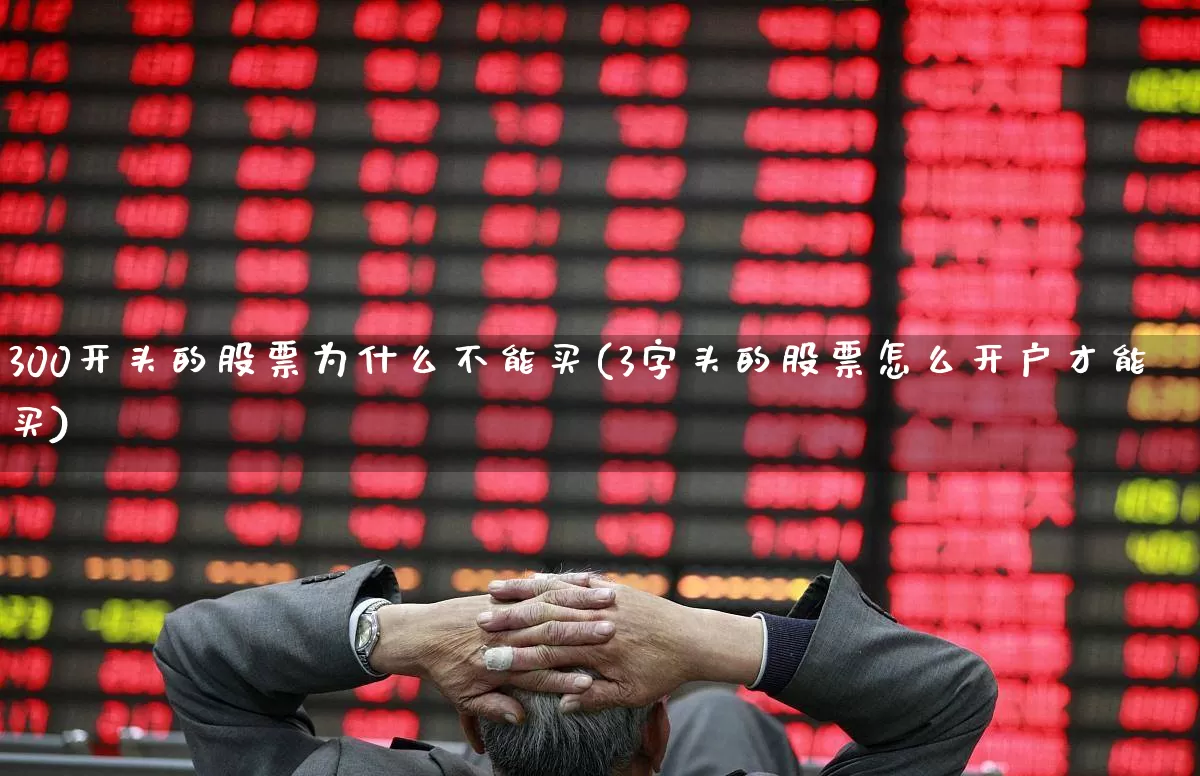 300开头的股票为什么不能买(3字头的股票怎么开户才能买)_https://www.fzdzcxj.com_深交所_第1张
