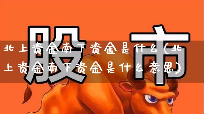 北上资金南下资金是什么(北上资金南下资金是什么意思)_https://www.fzdzcxj.com_北交所_第1张
