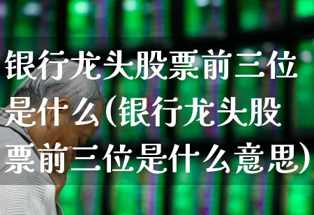 银行龙头股票前三位是什么(银行龙头股票前三位是什么意思)_https://www.fzdzcxj.com_上交所_第1张
