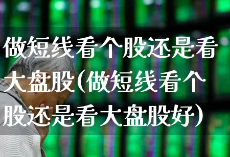 做短线看个股还是看大盘股(做短线看个股还是看大盘股好)_https://www.fzdzcxj.com_北交所_第1张