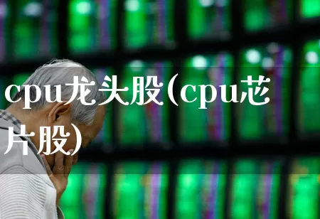 cpu龙头股(cpu芯片股)_https://www.fzdzcxj.com_深交所_第1张