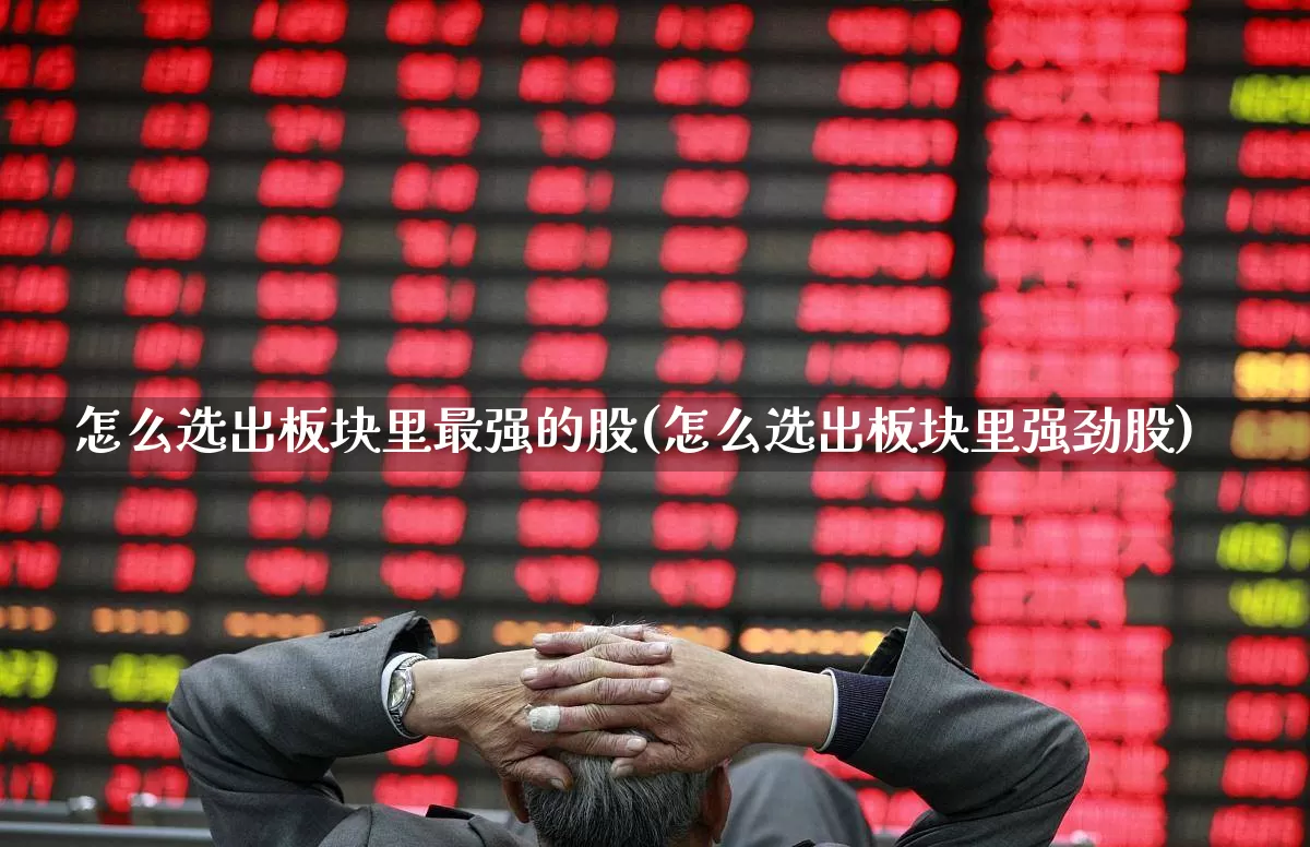 怎么选出板块里最强的股(怎么选出板块里强劲股)_https://www.fzdzcxj.com_深交所_第1张